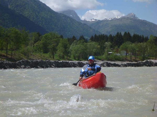 Kanu und schöne Landschaft auf der Gail - TWV Ausfahrt Gail 2020